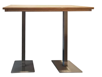 Stehtisch Edelstahl Toskana 175x76x110cm