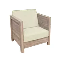 Sessel Toskana 78x59x75cm inklusive Kissen