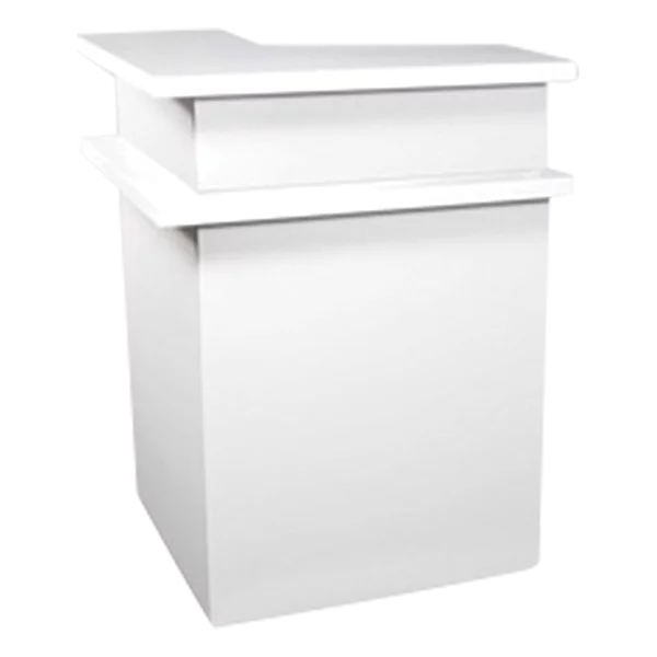 Bar-Eckelement Davos weiß 84x84x113cm