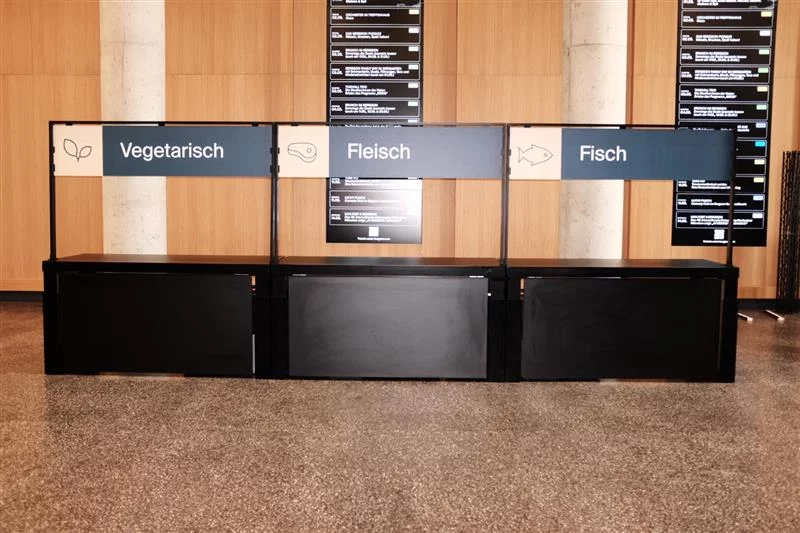 Odo Buffet schwarz/schwarz 360cm