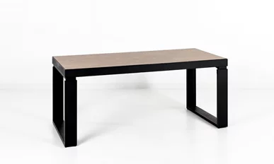 Odo Tisch schwarz/holz 180cm