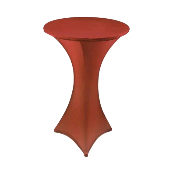 Stretchhusse bordeaux für Stehtisch 75 3-füßig