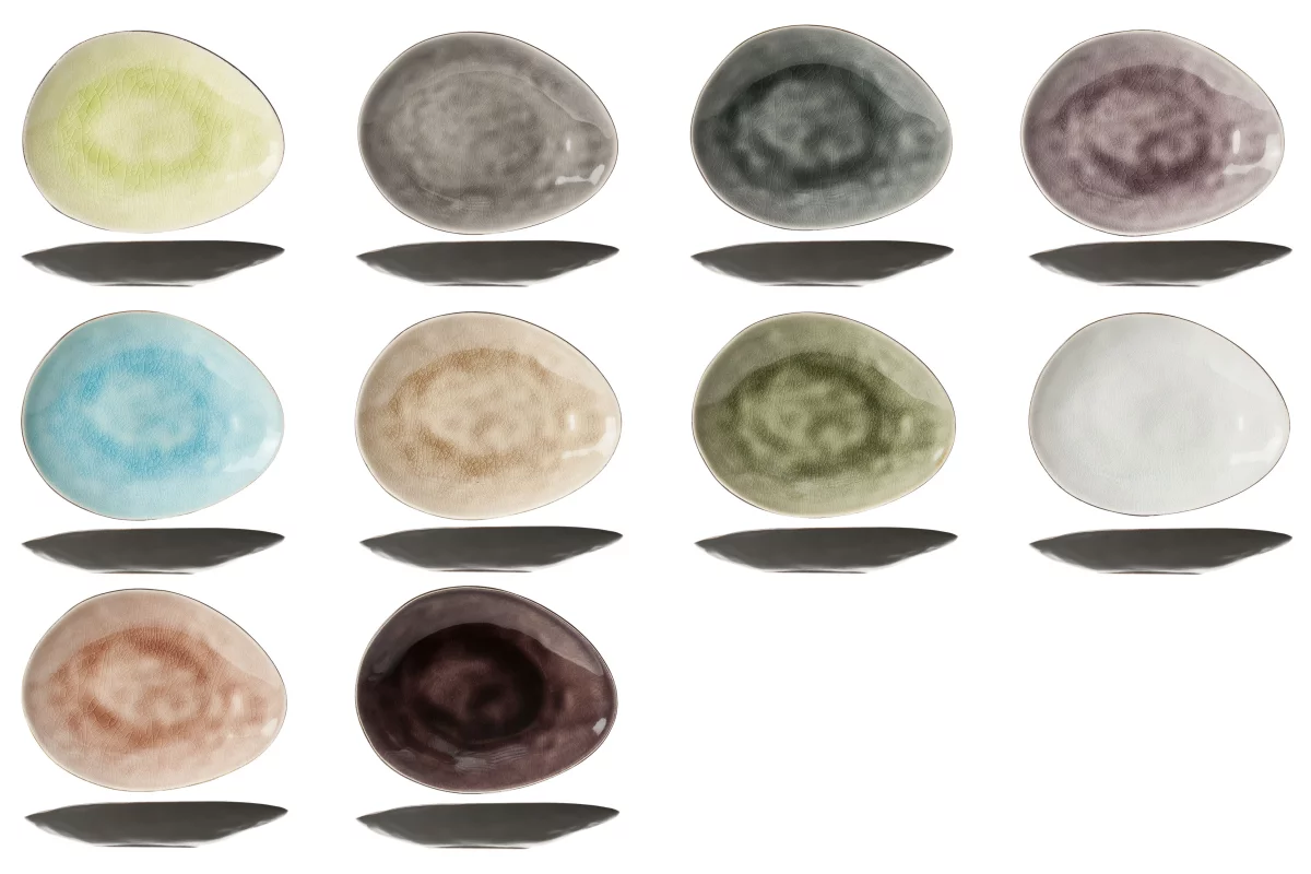 Street Cocktailteller 15x11cm gemischte Farben