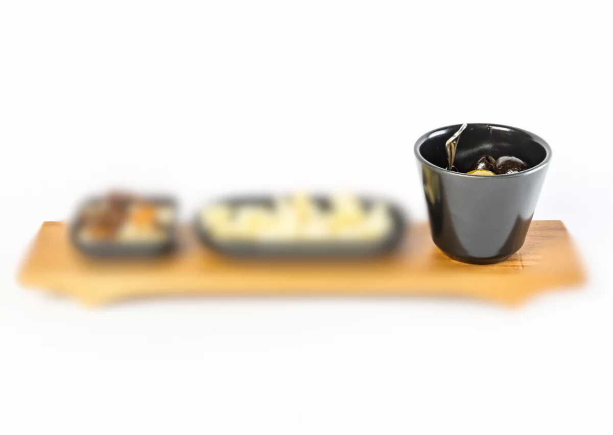 Snack Bowl Bonna rund schwarz 260cl 9x8cm