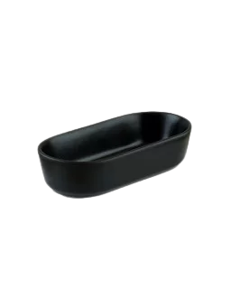 Bowl Bonna oval schwarz 120cl 15,5x8x2,8cm