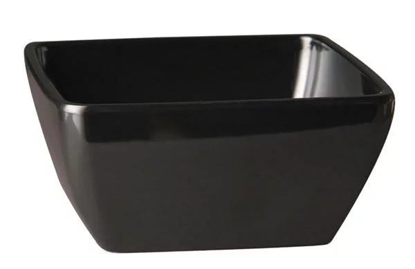 Bowl "Pure Black" Melamin 12x12cm