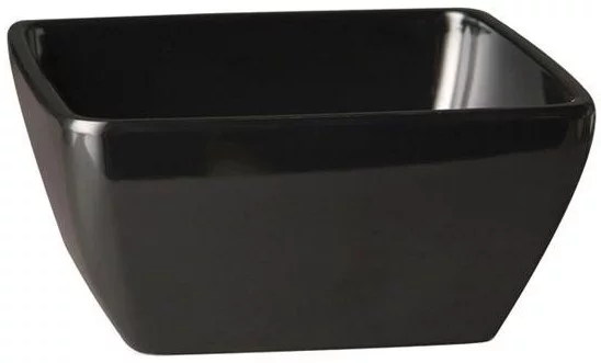 Bowl "Pure Black" Melamin 19x19cm