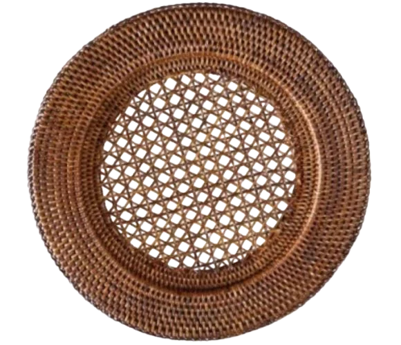Rattanplatzteller