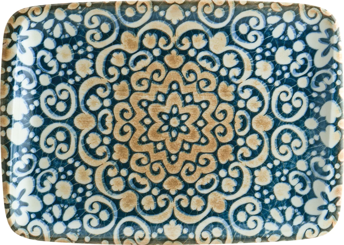 Platte Bonna Alhambra flach 23x16cm