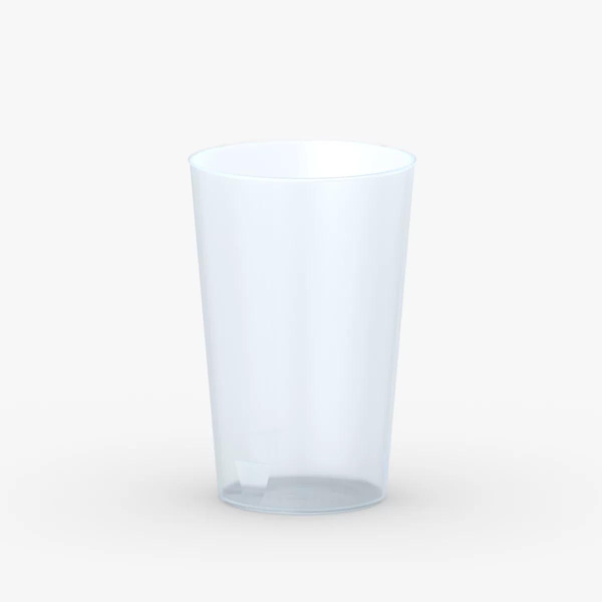 Becher neutral 0,5 Eichstrich