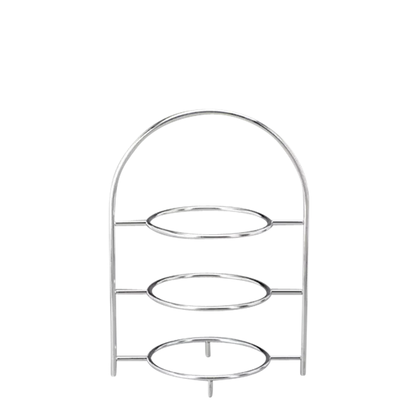 Dessertständer Chrom 3-stöckig