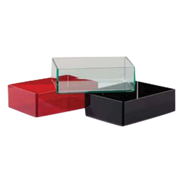 Besteckkiste Acryl schwarz 24x16 cm