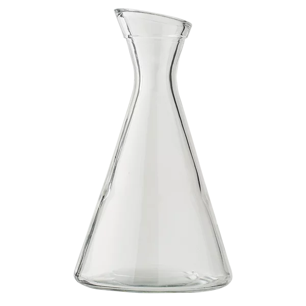 Glaskaraffe Trichter 1l 25 cm