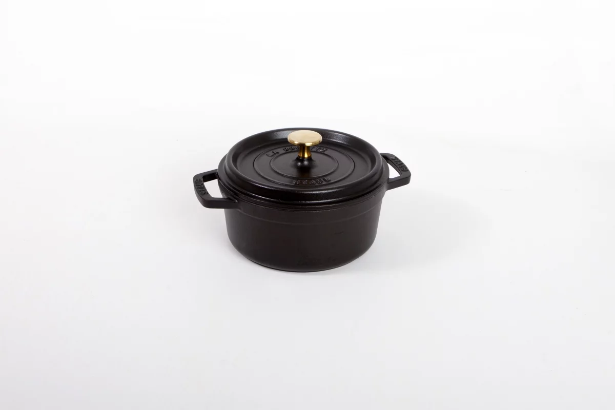 Staub Cocotte rund 18cm 1,7l schwarz