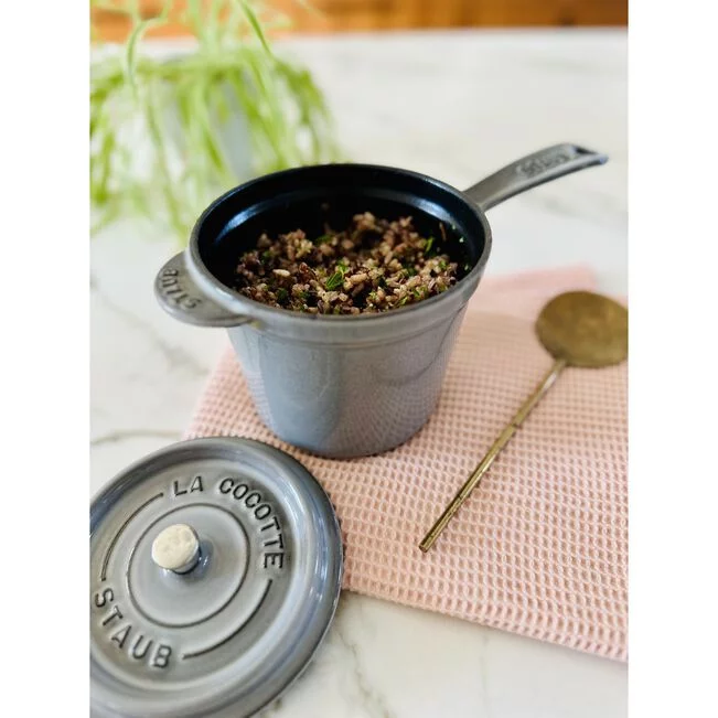 Staub Sauciere rund 14cm 1,2l schwarz