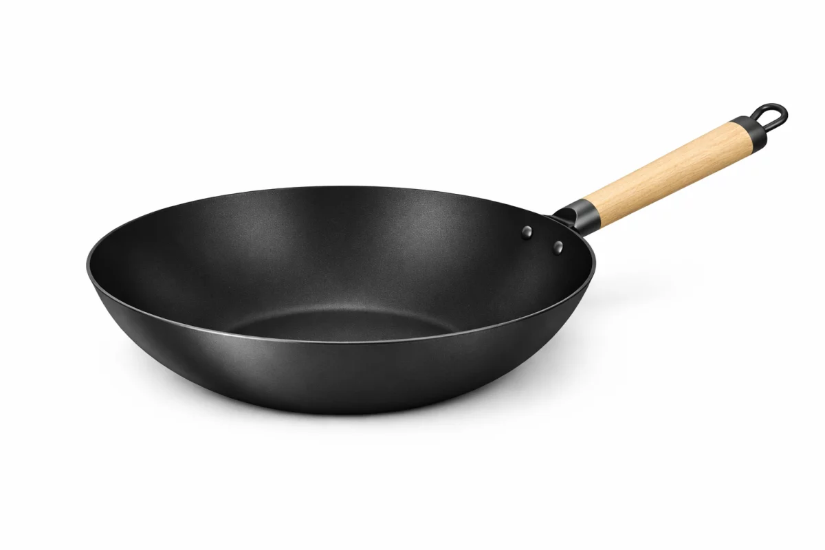 Wokpfanne Induktion Bohner schwarz