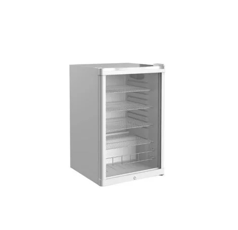 Flaschenkühlschrank 150l weiß mit Glastür