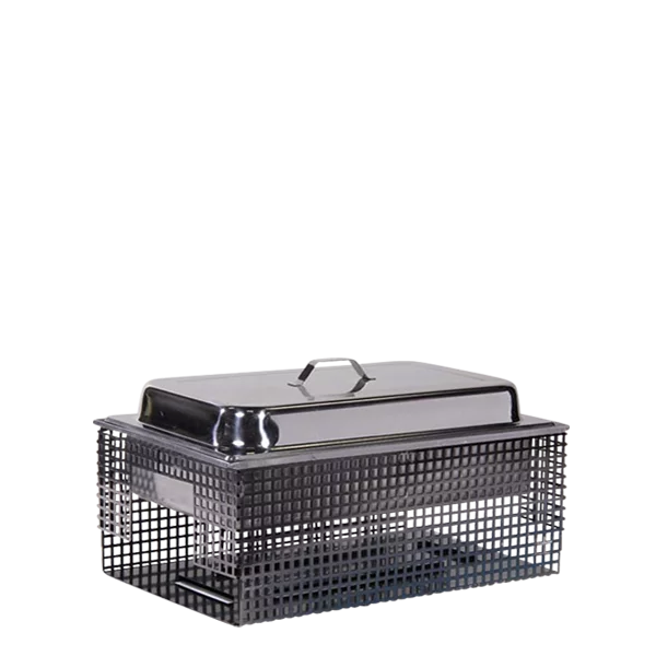 Chafing-Dish Gitteroptik schwarz