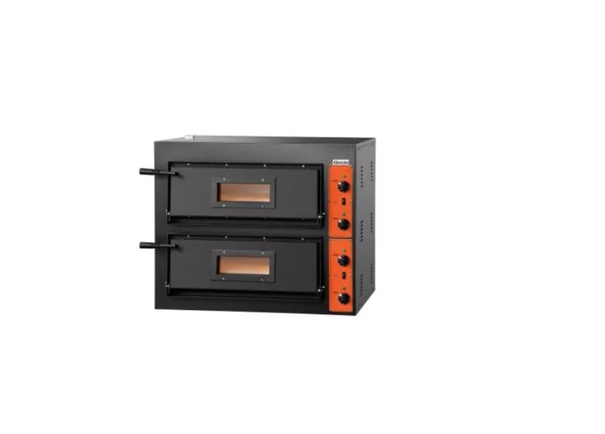 Pizzaofen 2 Kammern 400V 16A 8,4KW auf Untergestell