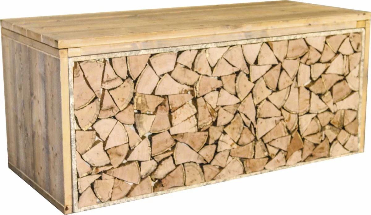 Blende Toskana Scheitholz niedrig