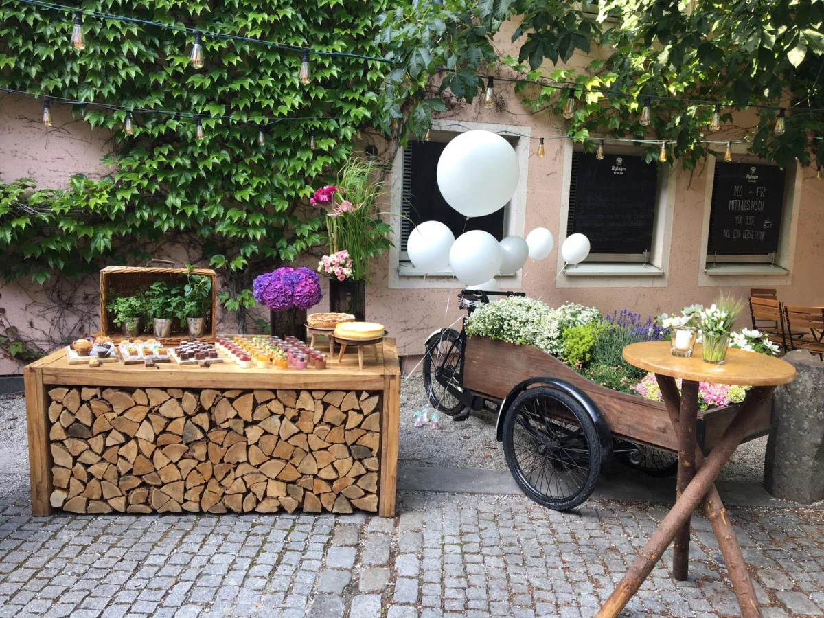 Blende Toskana Scheitholz niedrig