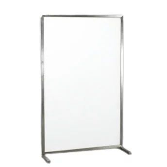 Trennwand Edelstahl weiß 125x200cm