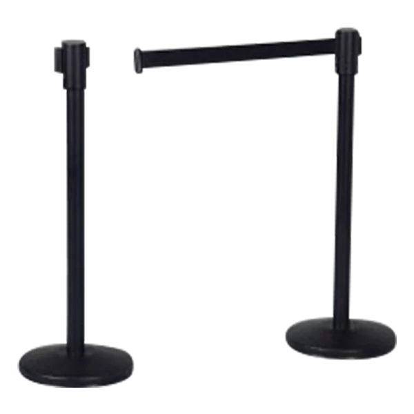 Absperrständer mit Rollgurt 2m schwarz