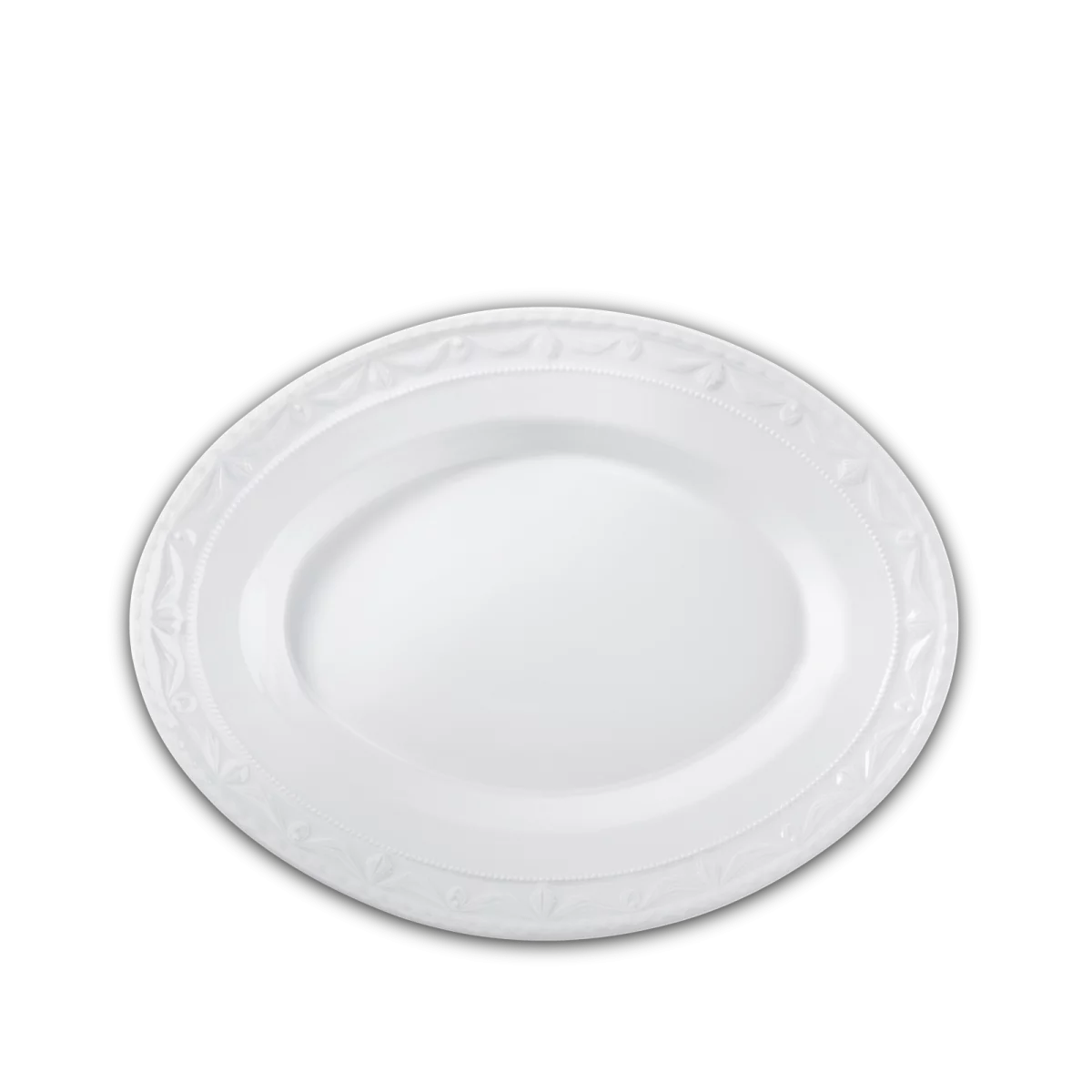 KURLAND Platte oval klein 33x25,5cm